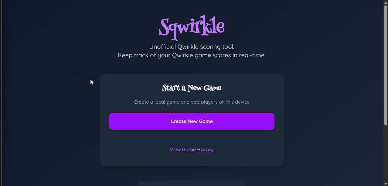 Sqwirkle scoring demo